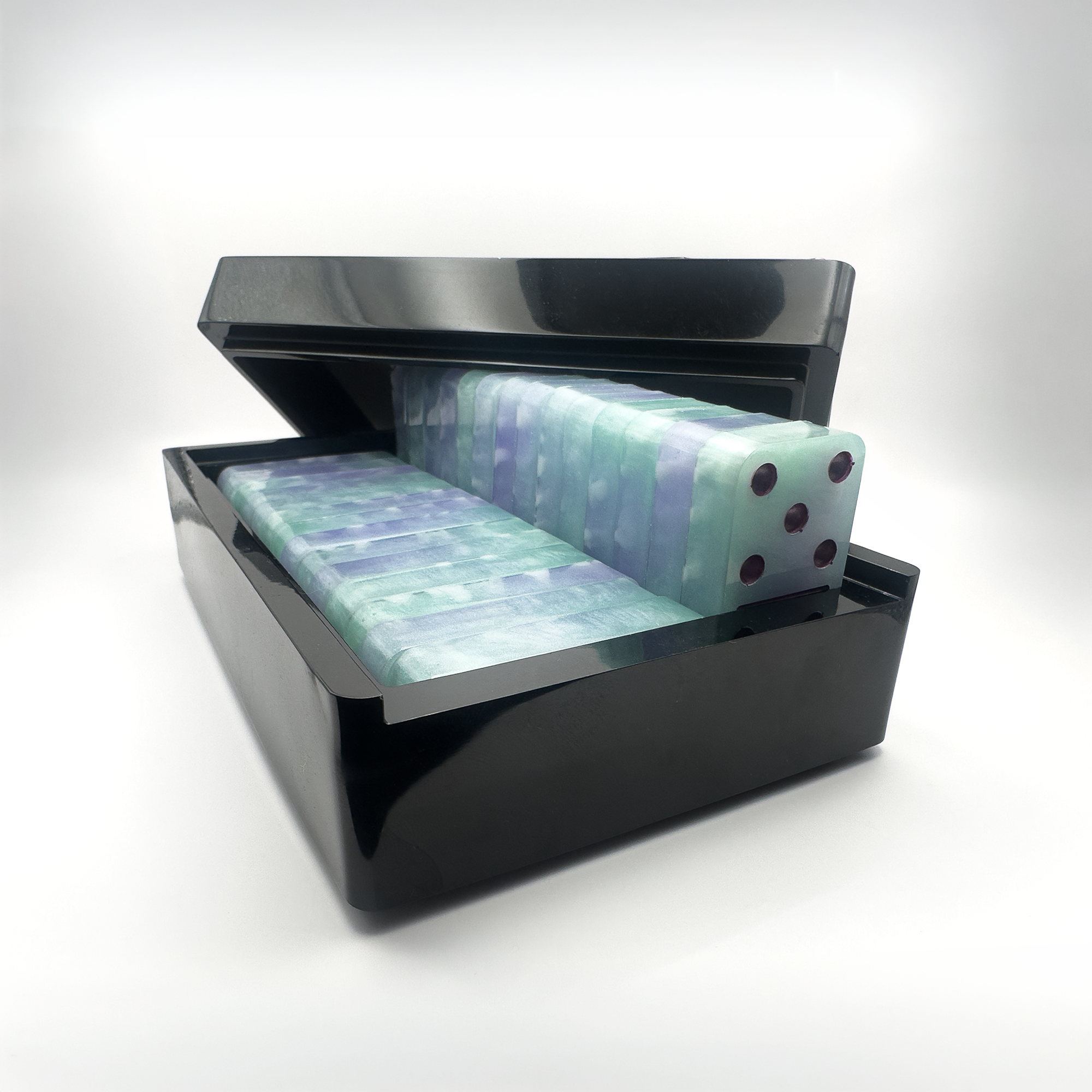 Chalcedony Clouds Domino Set with Millennium Vault | Ambient Cast Session Series