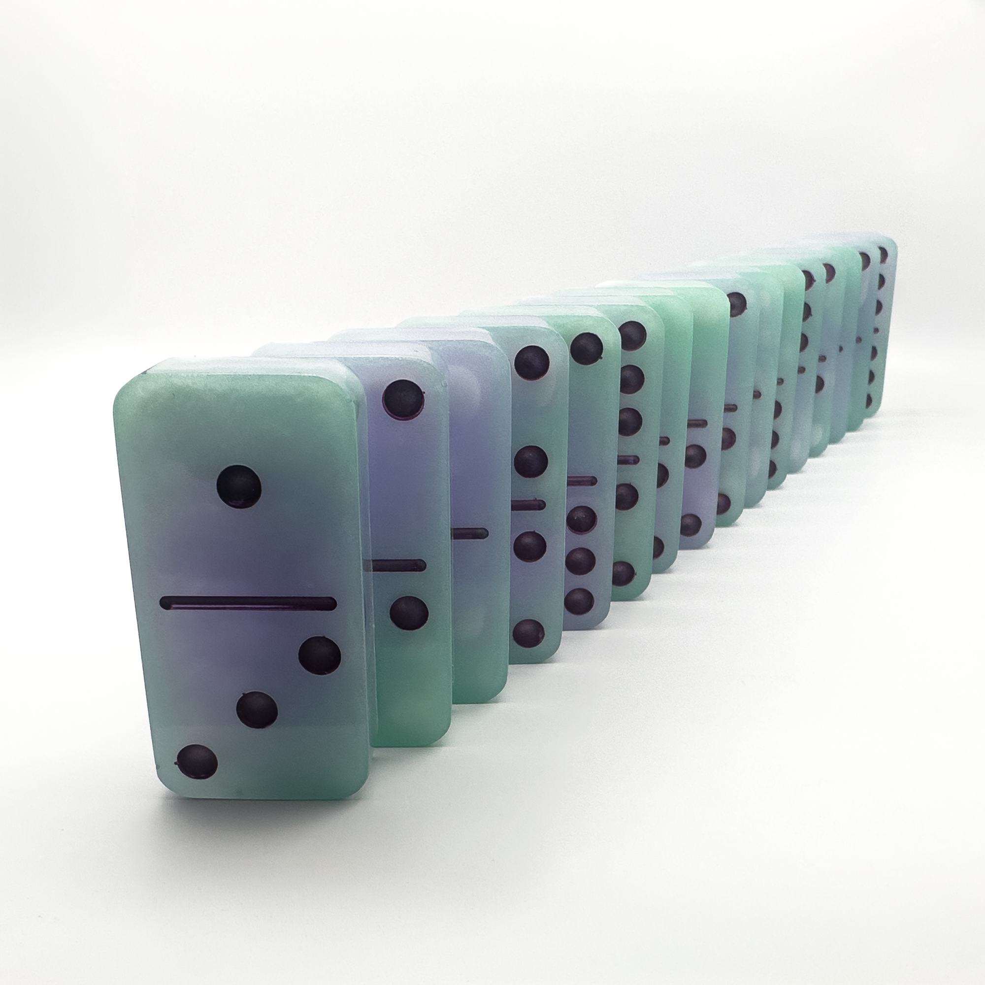Chalcedony Clouds Domino Set with Millennium Vault | Ambient Cast Session Series