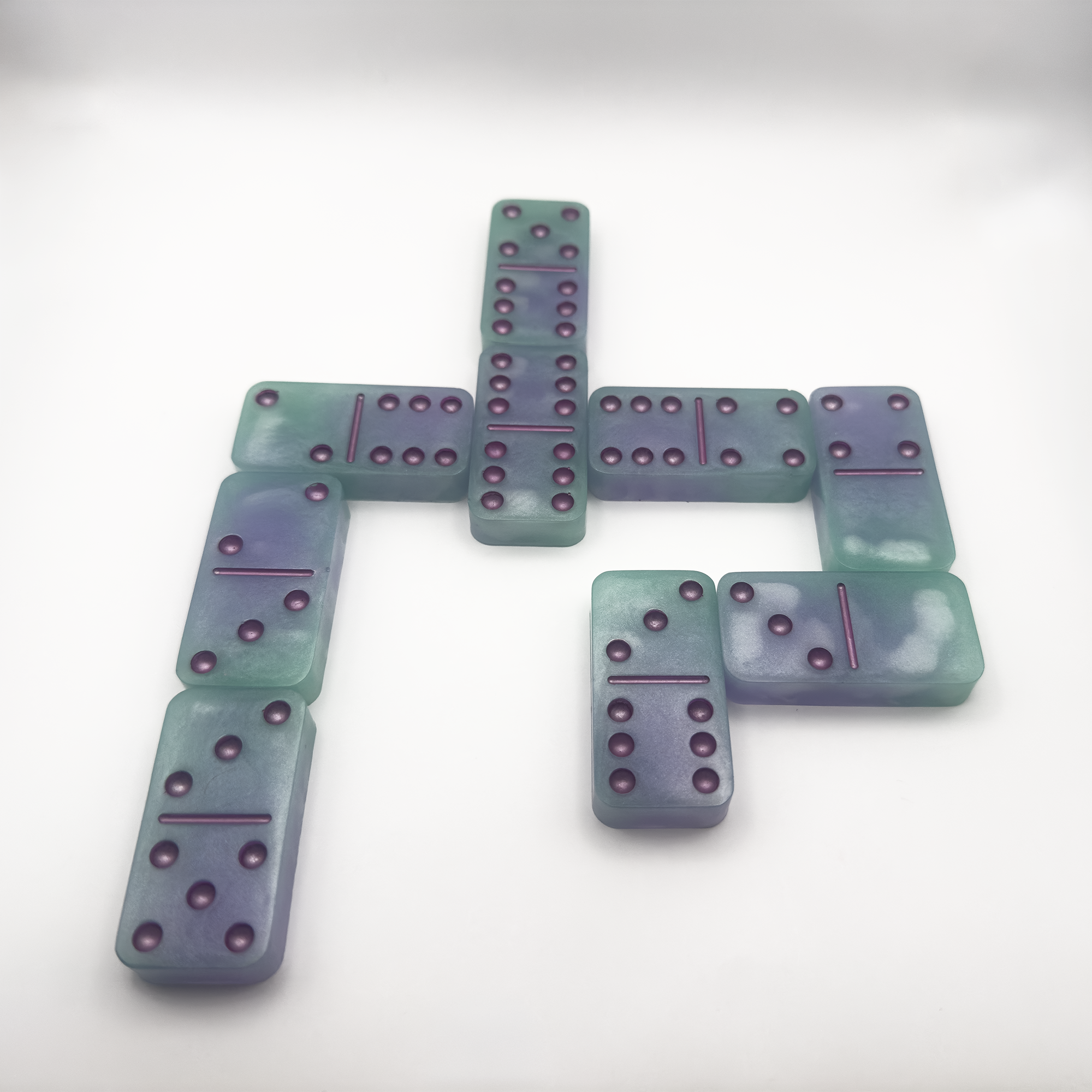 Chalcedony Clouds Domino Set with Millennium Vault | Ambient Cast Session Series