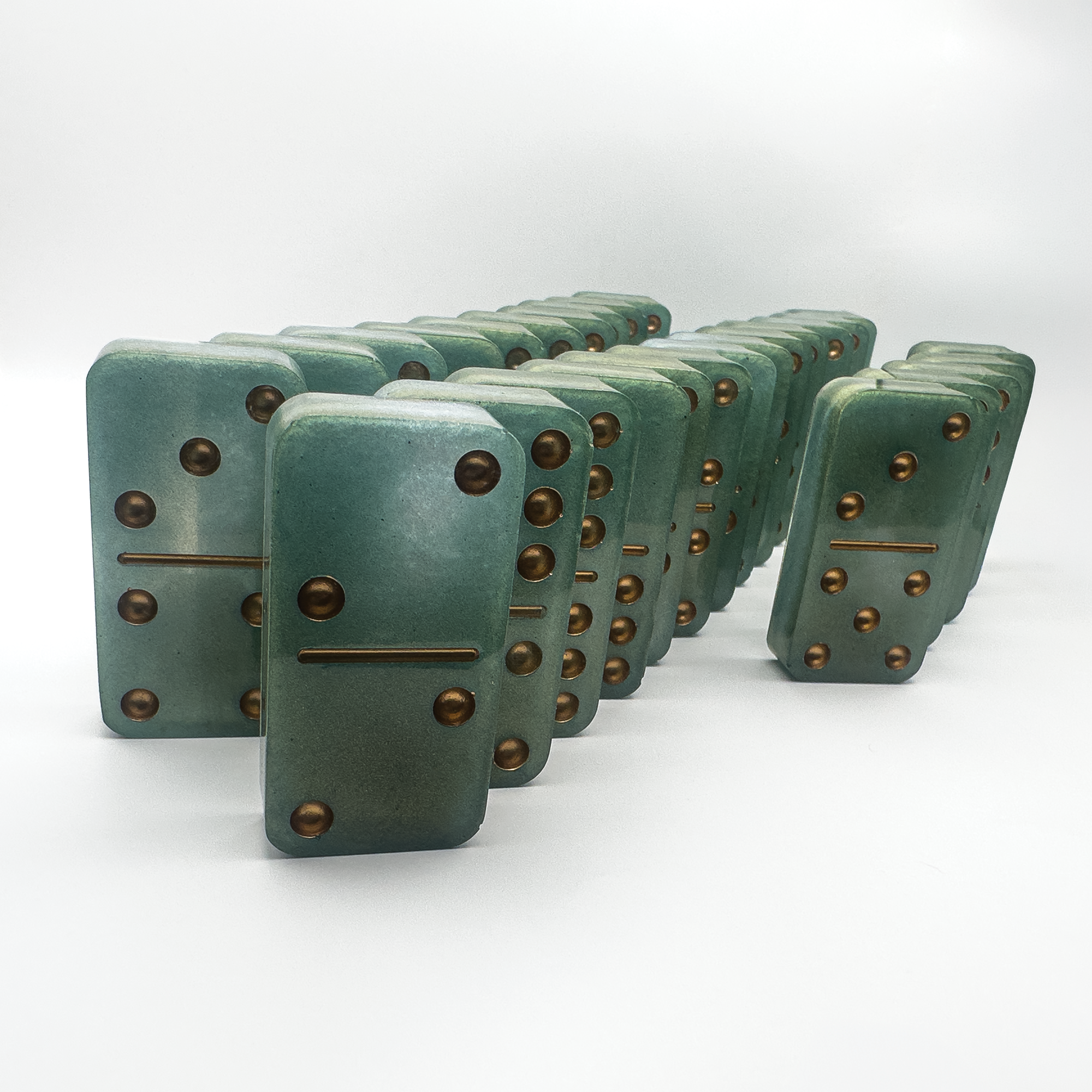 Verdigris Domino Set with Millennium Vault | Ambient Cast Session Series