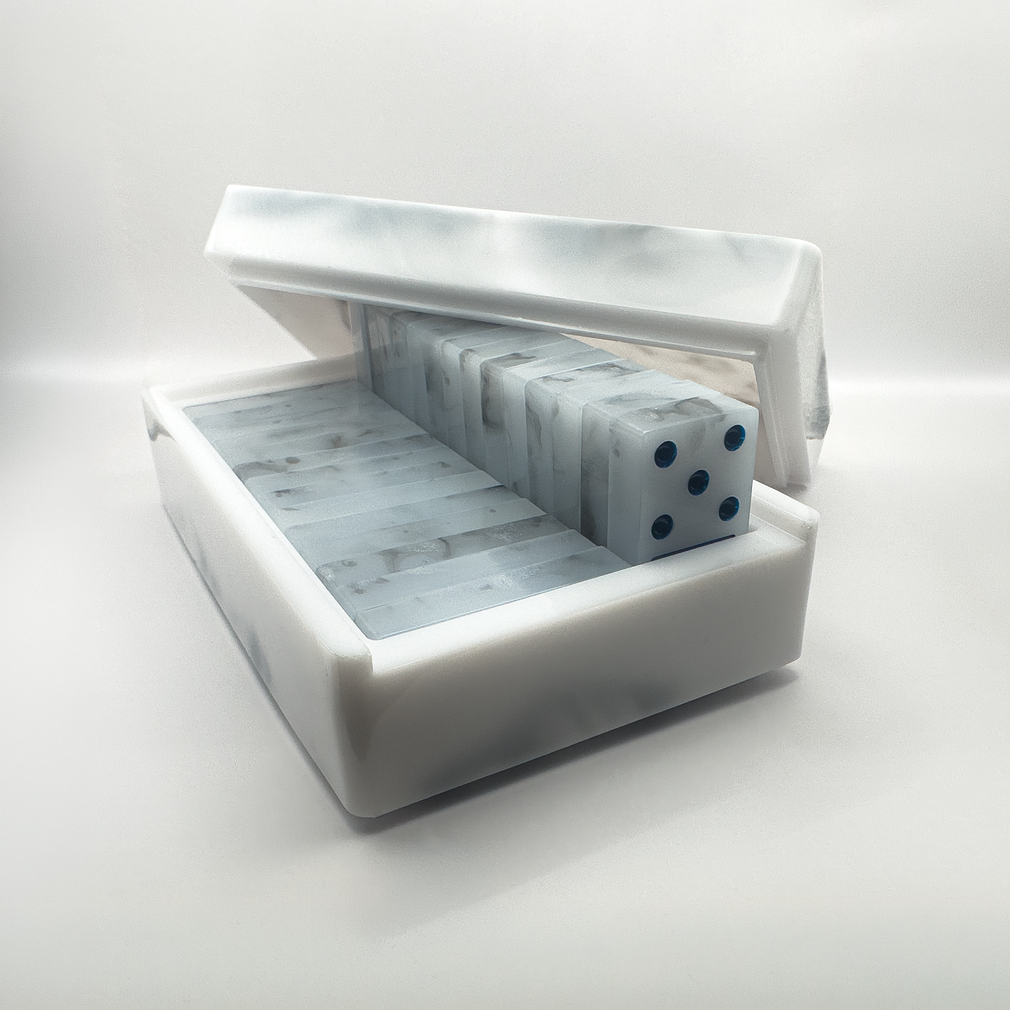 Carrara Blue Domino Set with Millennium Vault | Ambient Cast Session Series